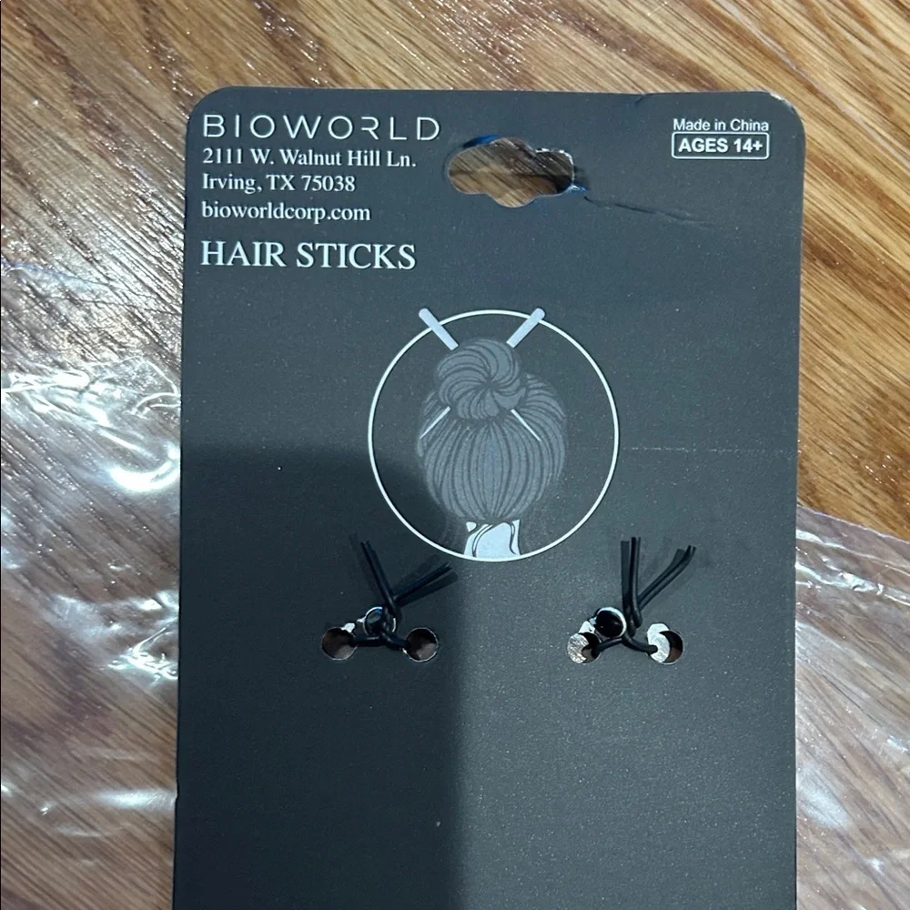 Harry Potter Bioworld rose gold Antler Hair Sticks new